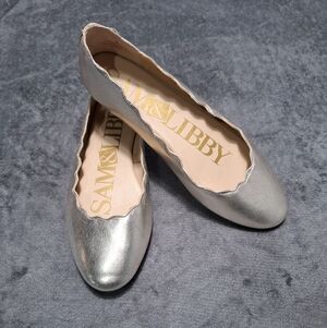 Sam & Libby Silver Women's Flats
